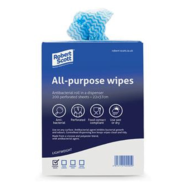 ALL PURPOSE ANTI BAC CLOTH ROLL 200