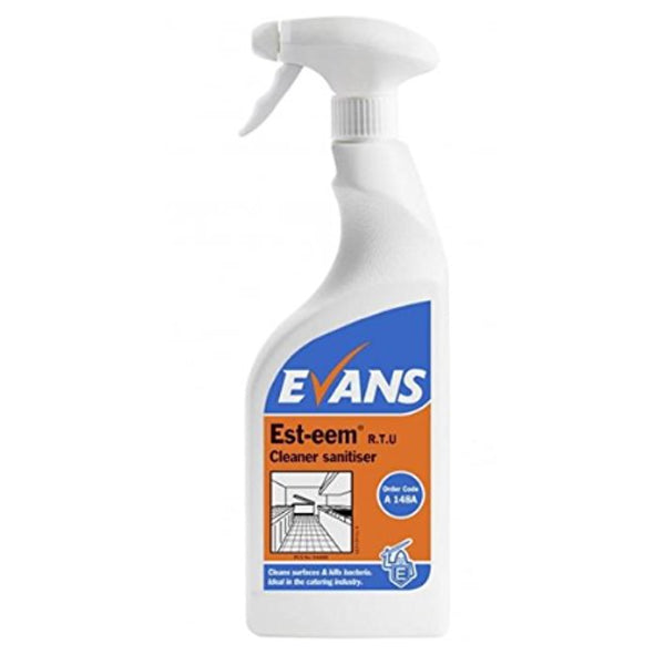 EVANS ESTEEM DISINFECTANT CLEANER RTU 6X750ML