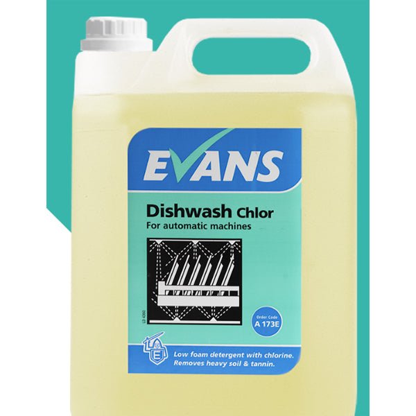 EVANS DISHWASH DETERGENT CHLORINATED 2X5L
