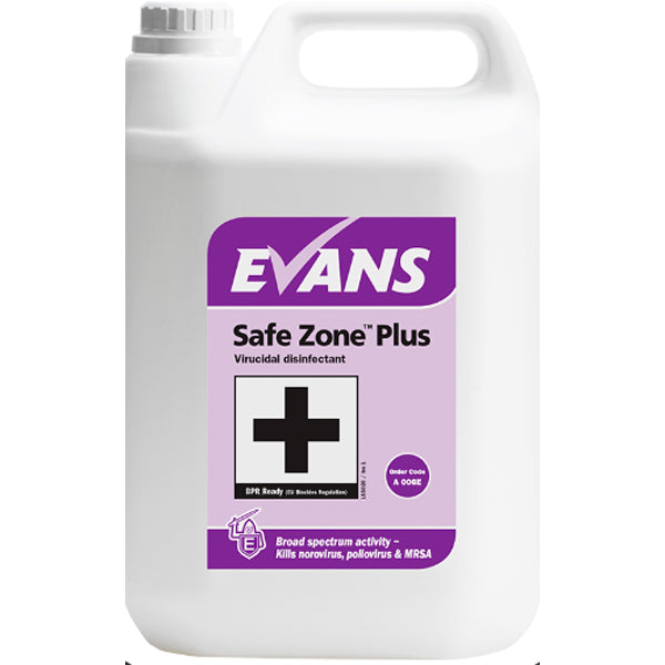 EVANS SAFE ZONE PLUS VIRICIDAL 2 X 5L