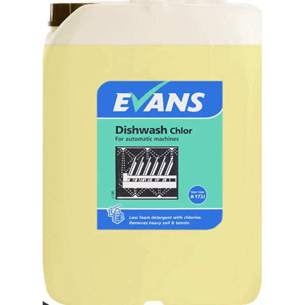 EVANS DISHWASH DETERGENT CHLORINATED 20L