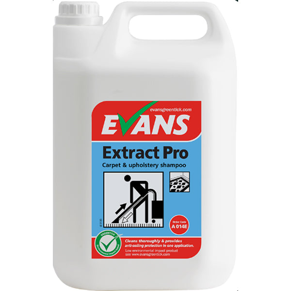 EVANS EXTRACT PRO CARPET & UPHOLSTERY SHAMPOO 2X5L