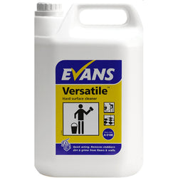 EVANS Versatile Hard Surface Cleaner by teamhygiene.ie in a 2x5L bottle, ideal for cleaning various hard surfaces effectively.