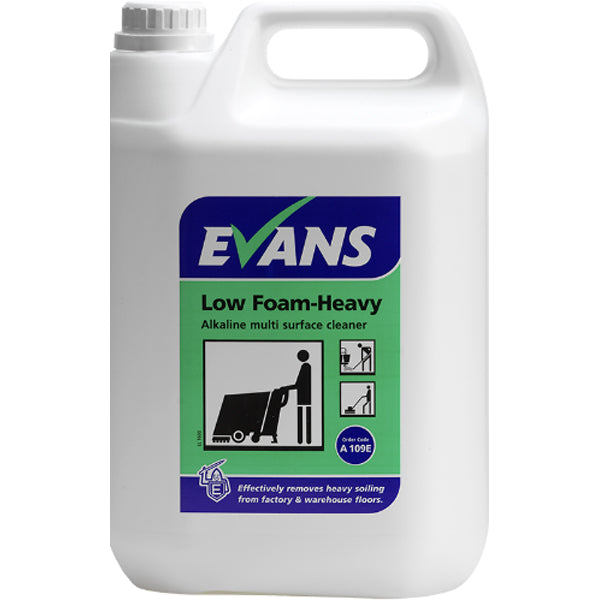 EVANS LOW FOAM DETERGENT HEAVY 2X5L