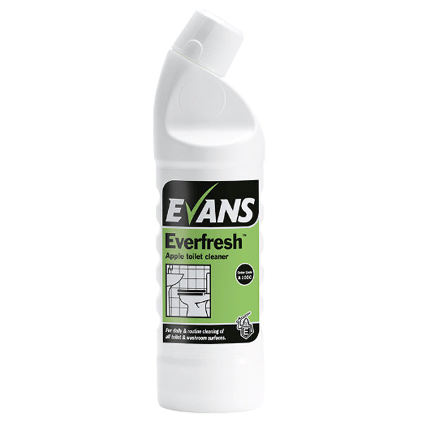 EVANS EVERFRESH APPLE THICK TOILET CLEANER 6X1L