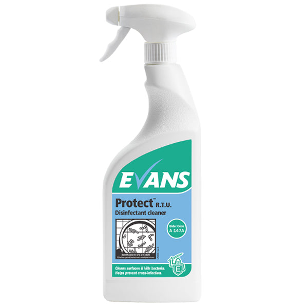 EVANS PROTECT ANTI BAC CLEANER 6X750ML