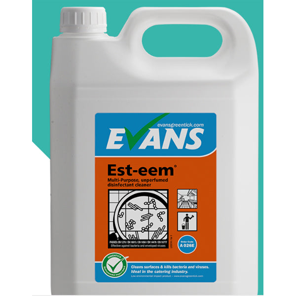 EVANS ESTEEM DISINFECTANT CLEANER 2X5L