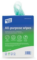 ALL PURPOSE ANTI BAC CLOTH ROLL 200