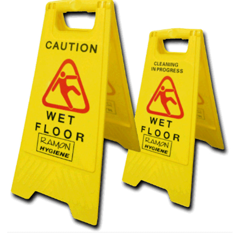CAUTION YELLOW SIGN