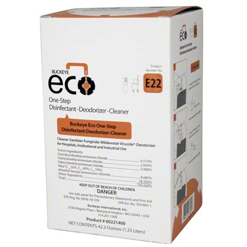 BUCKEYE E22 ECO ONE STOP DISINFECTANT 4X1.25L
