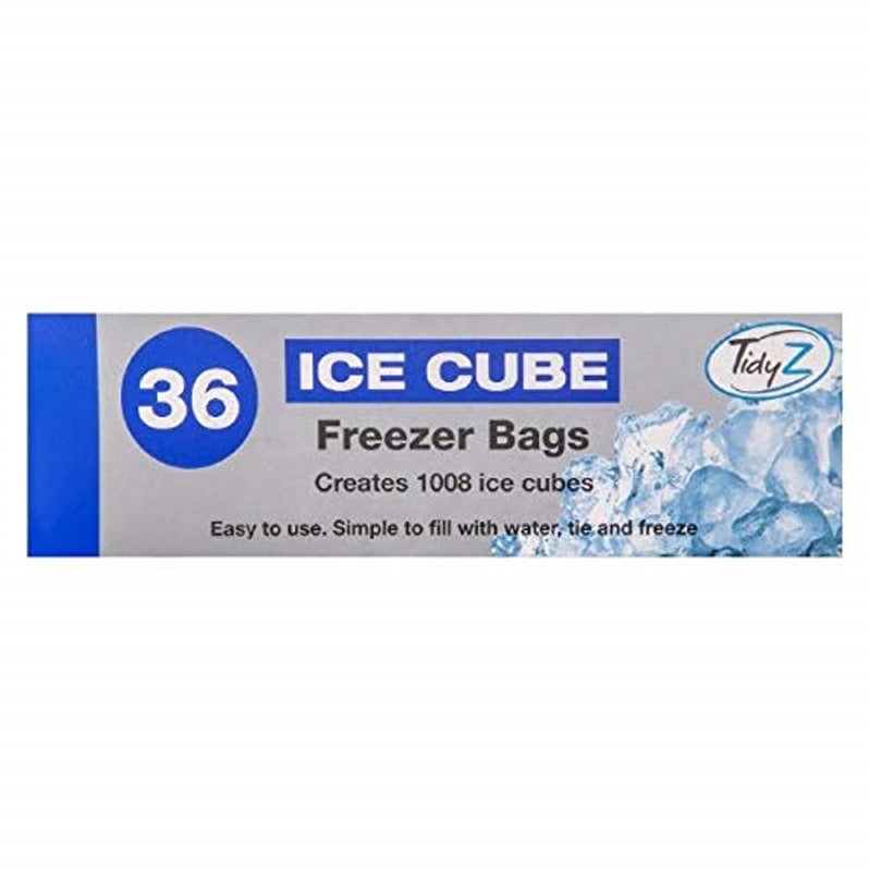 TIDYZ ICE CUBE FREEZER BAG PK36