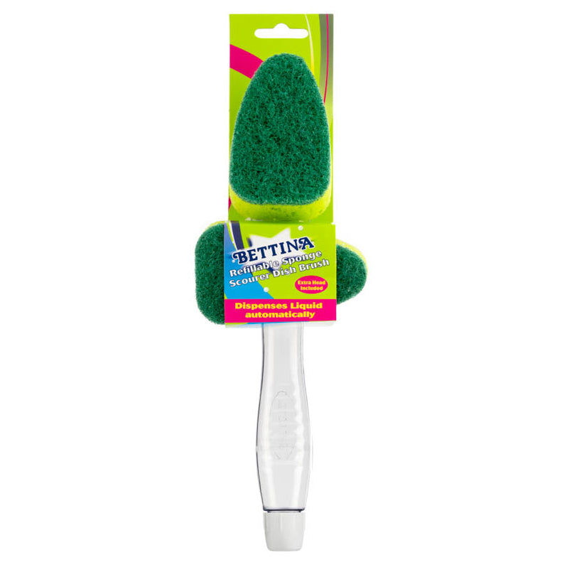 BETTINA REFILLABLE DISHBRUSH SCOURER