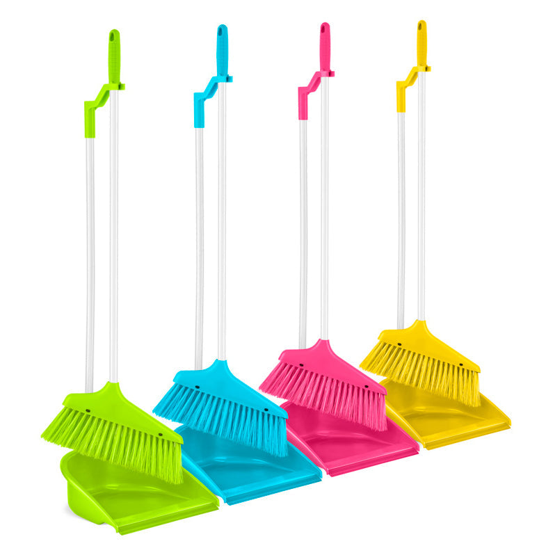 LONG HANDLED DUSTPAN & BRUSH SET