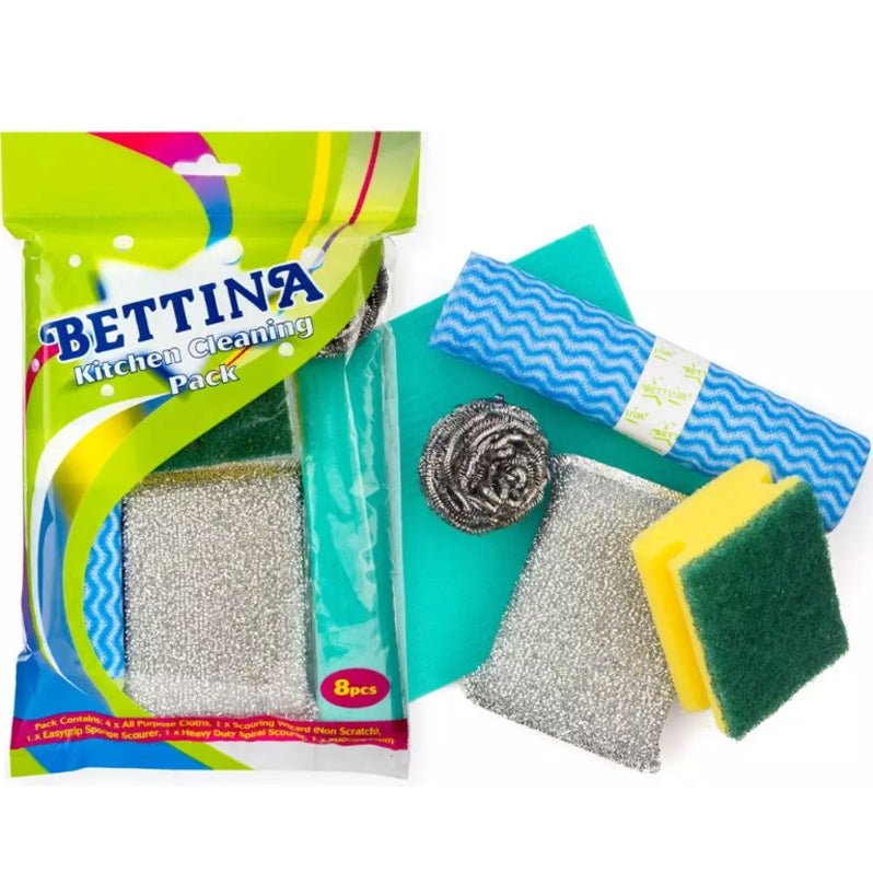 BETTINA KITCHEN CLEANER KIT 8PCE