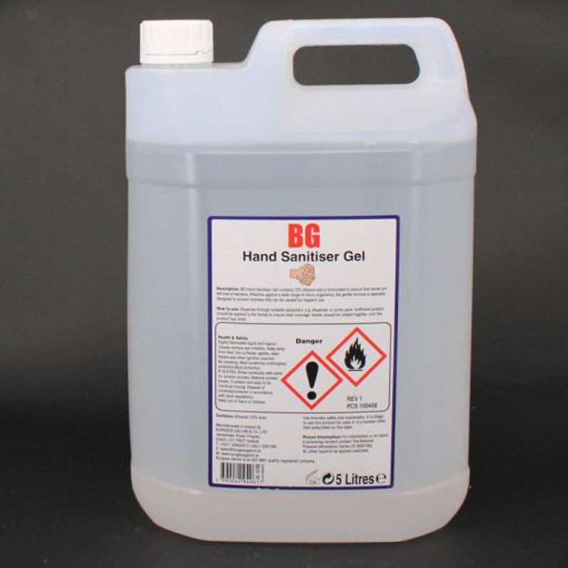 BG HAND SANITISER GEL 2x5 Litre