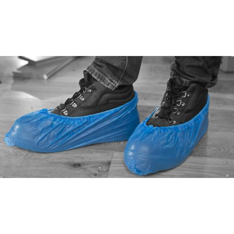 BLUE 16" OVERSHOES CPE