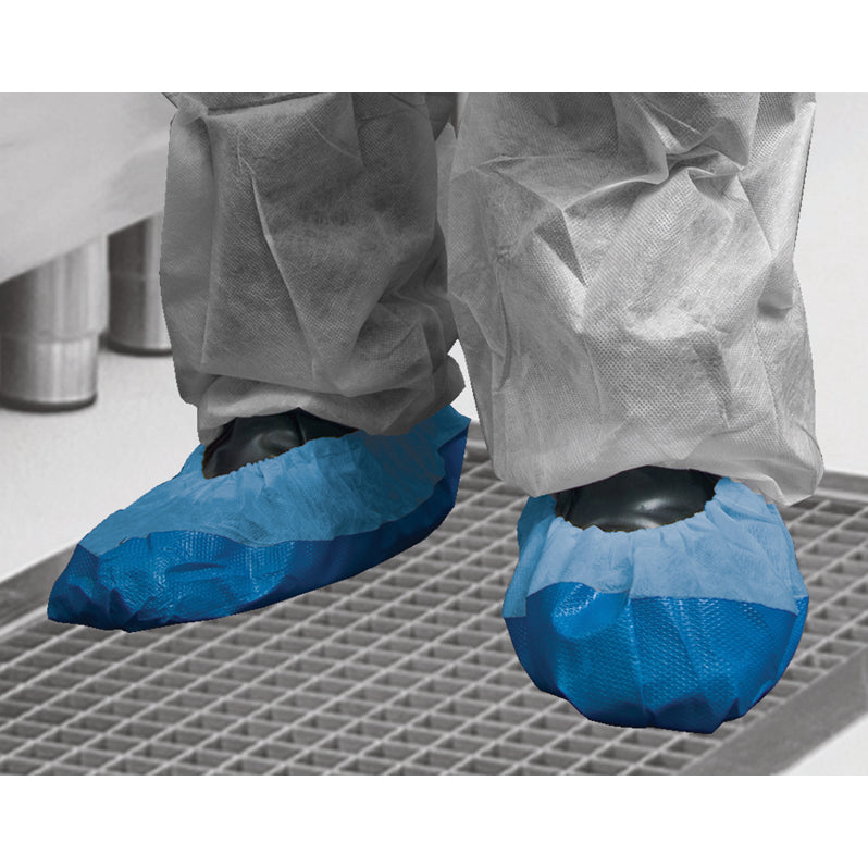 BLUE DELUXE 16" NON WOVEN OVERSHOES