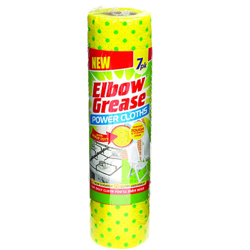 ELBOW GREASE POWER CLOTH 7PK