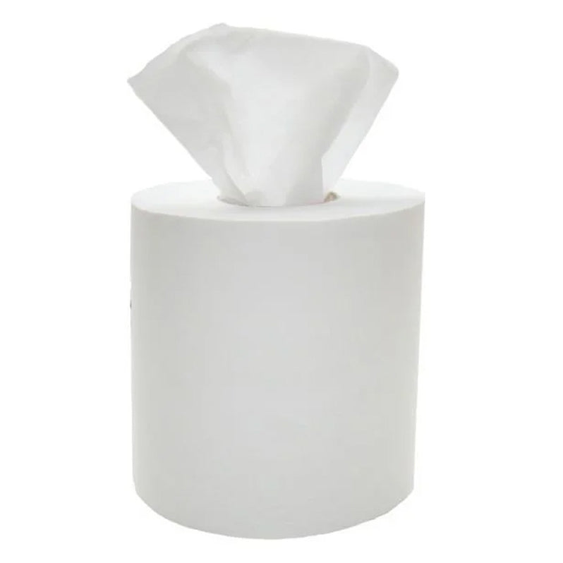 2PLY MIX FIBRE WHT CENTREFEED ROLL 150MX180MM C/S 6