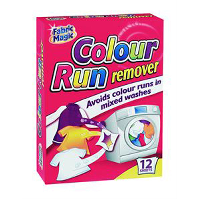 FABRIC MAGIC COLOUR RUN REMOVER 12PK