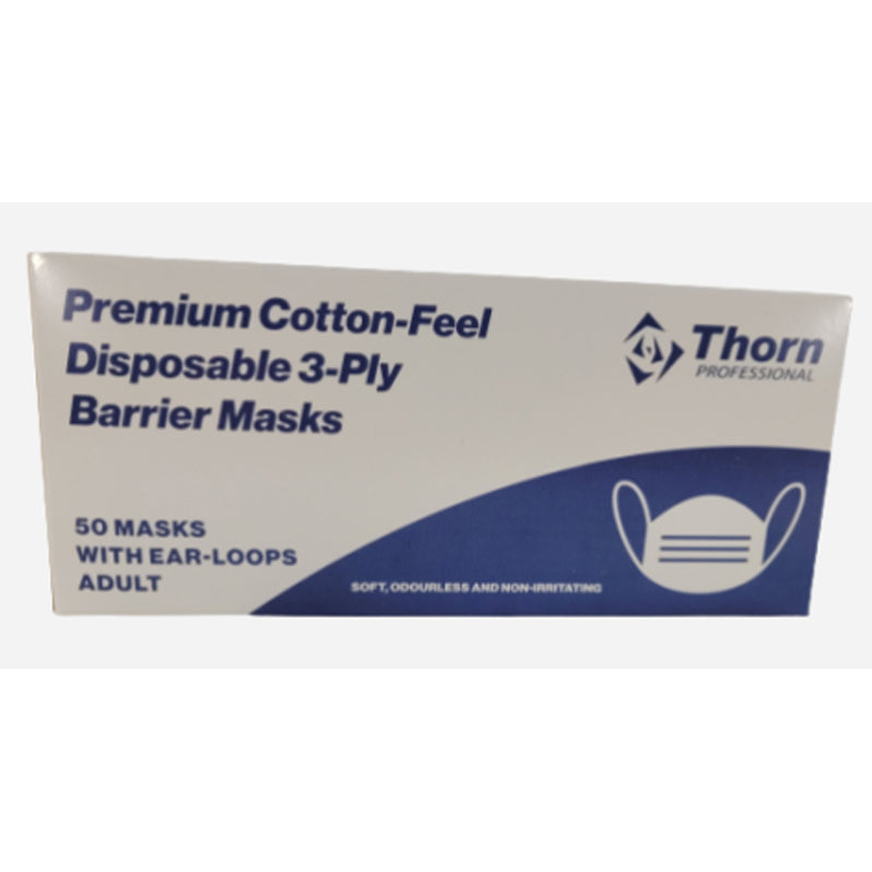 ADULT FACE MASK 3PLY BOX 50