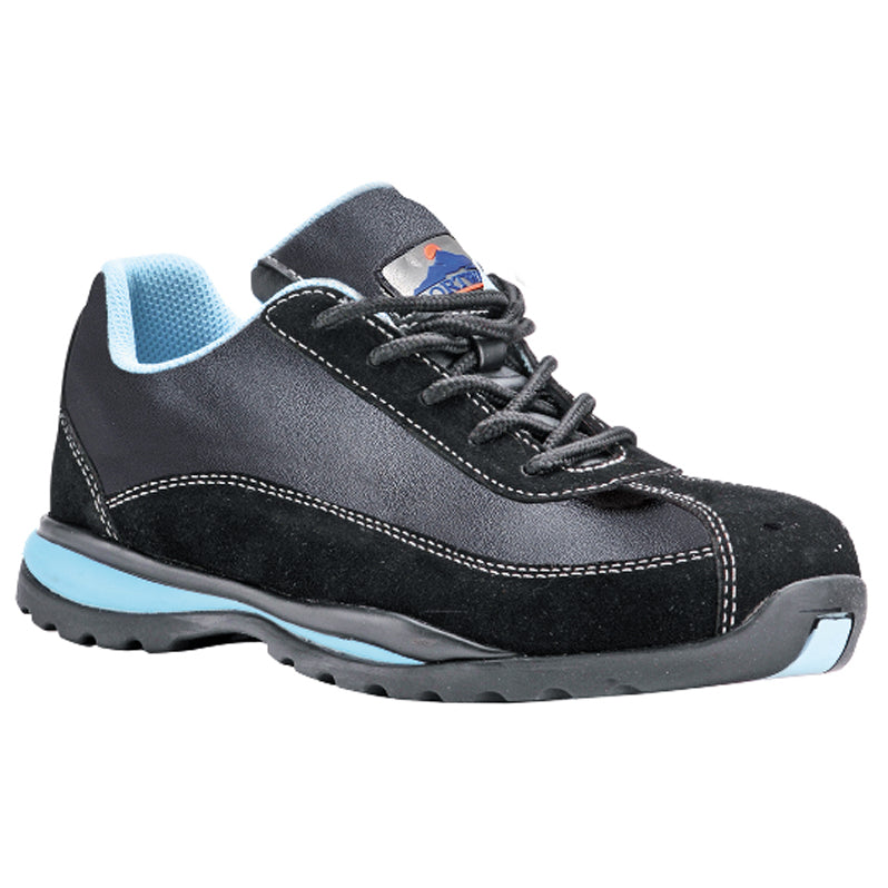 PORTWEST STEELITE WOMENS SAFETY TRAINER S1P HRO BLACK