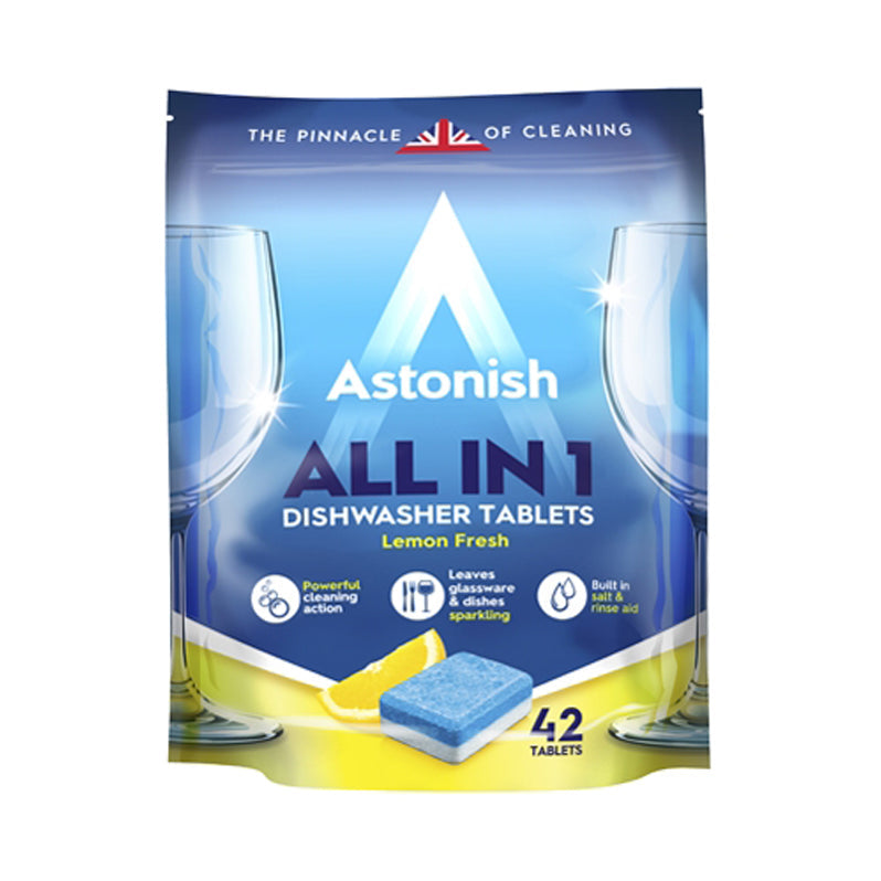 ASTONISH DISH TABLETS ALL IN 1 POUCH 42's