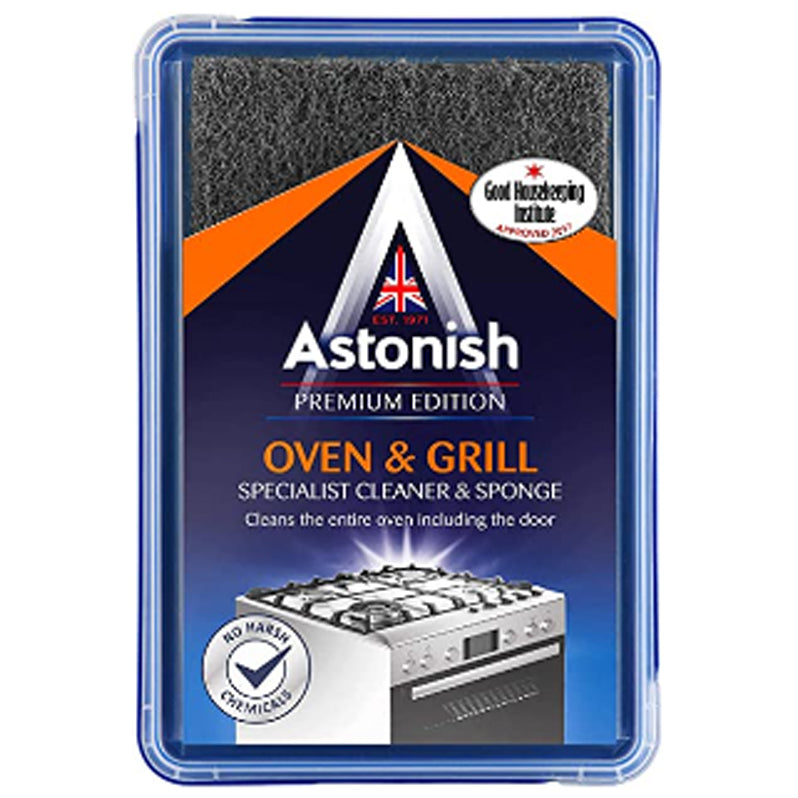 ASTONISH PASTE OVEN & GRILL CLEANER & SPONGE 250g
