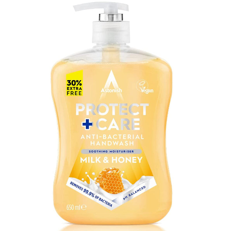 ASTONISH HAND PROTECT-CARE MILK & HONEY PUMP 650ML