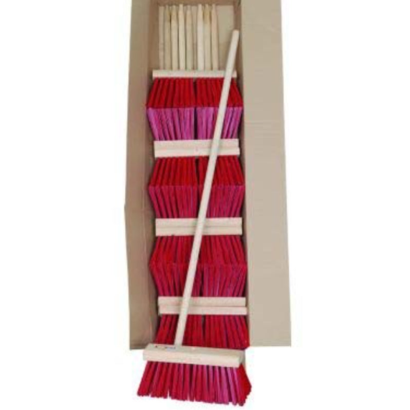 STIFF YARD BROOM WITH HANDLE