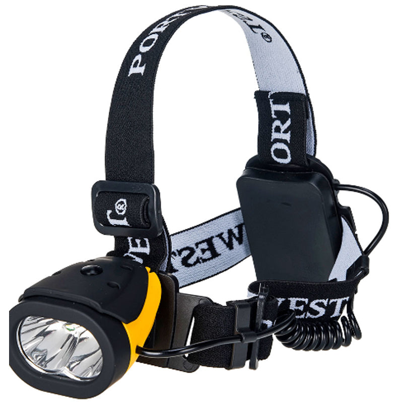 PORTWEST DUAL POWER HEADLIGHT YE/BL PA63