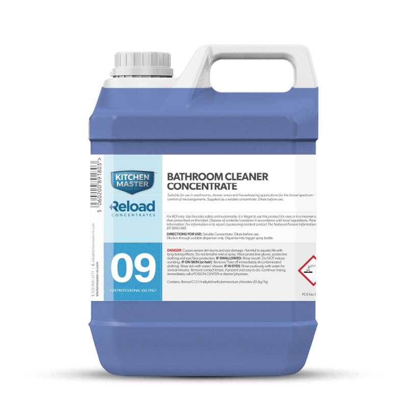 KM RELOAD NO.9 BATHROOM CLEANER 4X2L