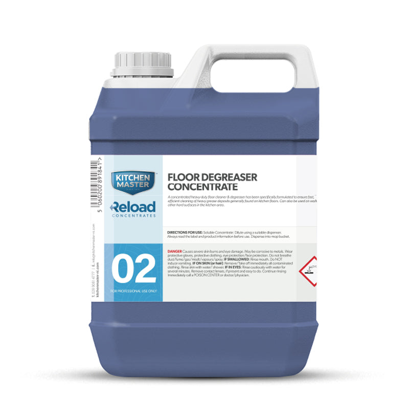 KM RELOAD NO.2 FLOOR DEGREASER 4X2L