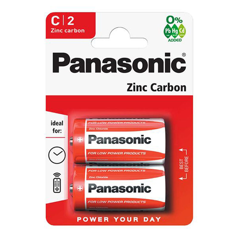 2PK C PANASONIC BATTERIES