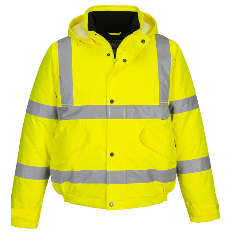 PORTWEST HI-VIS BOMBER JACKET S463