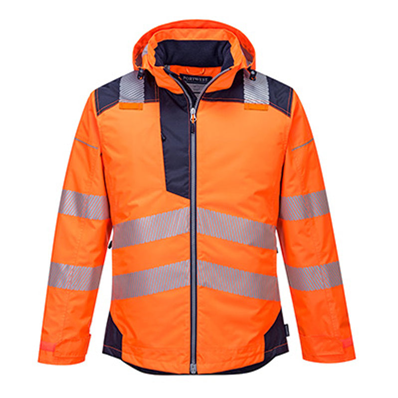 PORTWEST PW3 HI-VIS WINTER JACKET T400