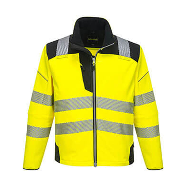 PORTWEST PW3 HI-VIS SOFTSHELL JACKET T402