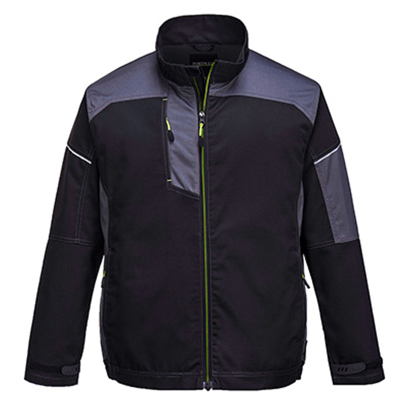 PORTWEST WORK JACKET BLACK / ZOOM GREY PW3