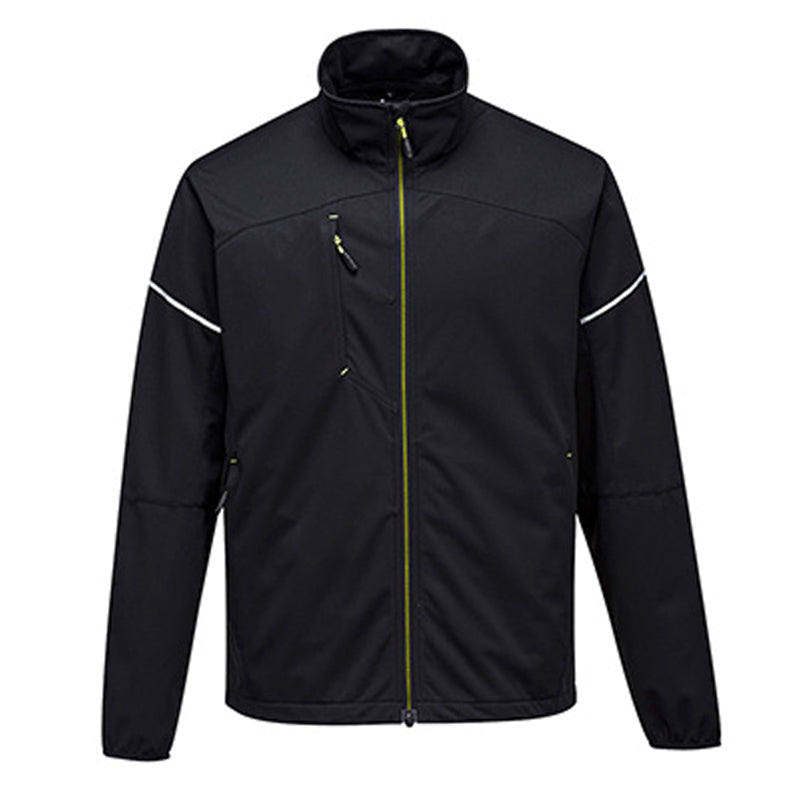 PORTWEST PW3 FLEX SHELL JACKET BLACK