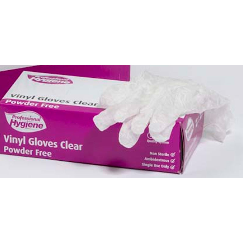 VINYL GLOVES POWDERFREE