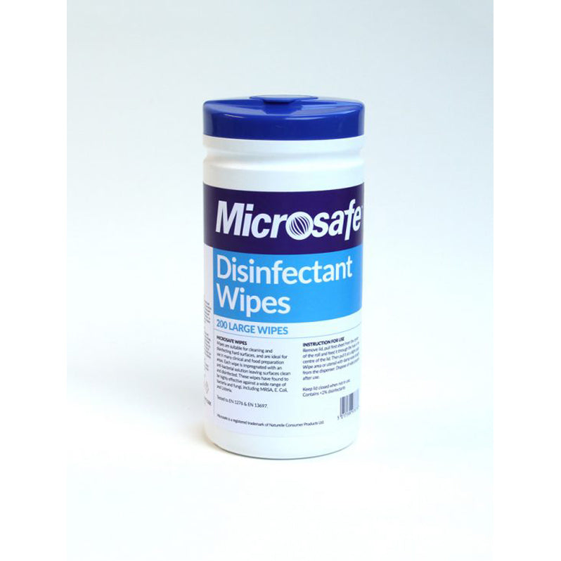 MICROSAFE DISINFECTANT WIPES (200 SHEETS)