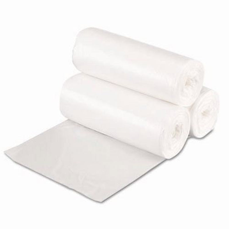 WHITE HDPE PEDAL BIN LINERS  279X153X457MM 8MC C/S 1000